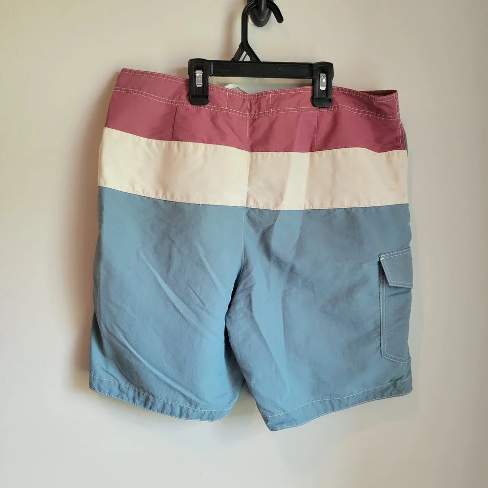 Abercrombie and Fitch men’s swim trunks small blue board shorts 31 beach pool